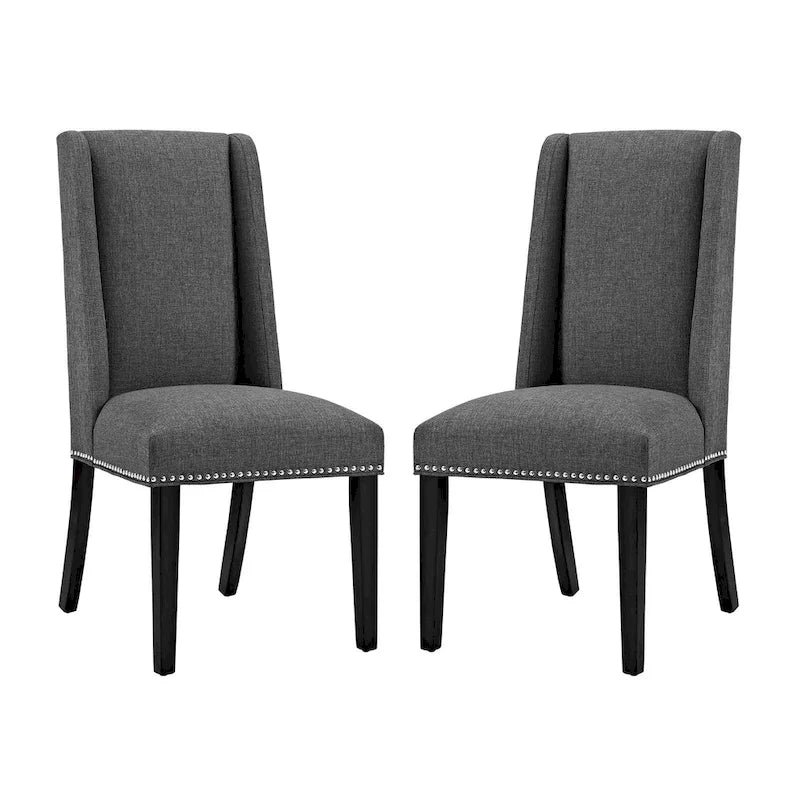 Chaises de salle à manger Modway Baron en tissu (lot de 2)