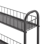 Chariot de rangement roulant ultra-mince à 6 niveaux