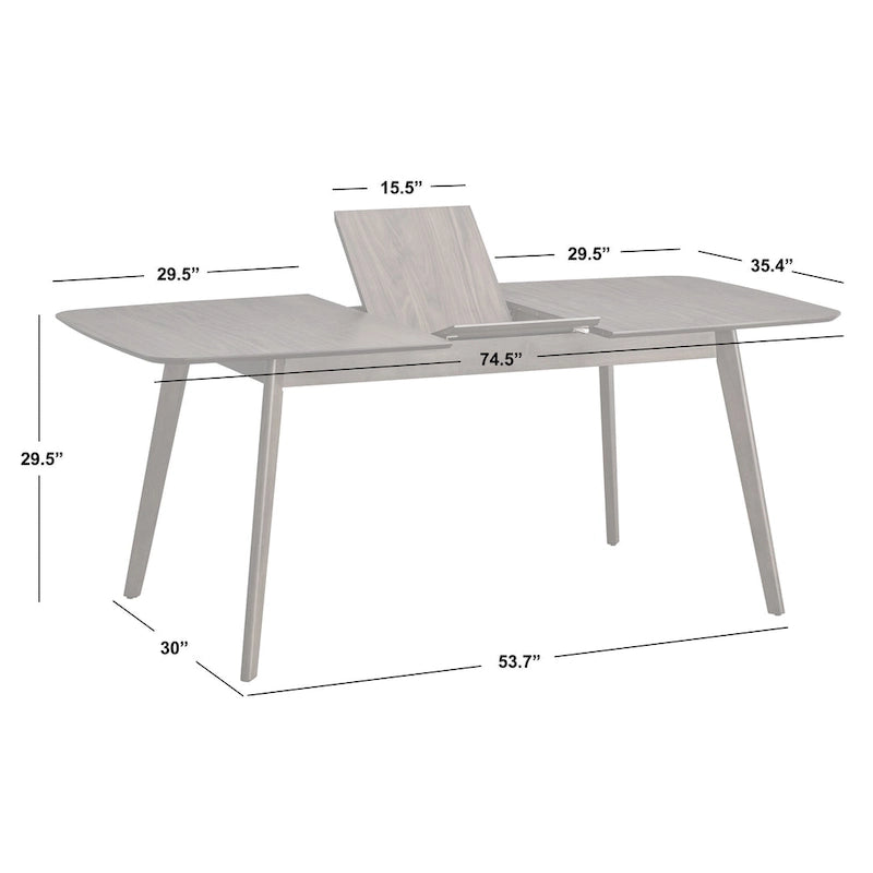 Table à manger Simple Living Wave à motif de papillon