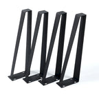 Home Soft Things Trapezoid Shape Table Legs - Set of 4 Pieces