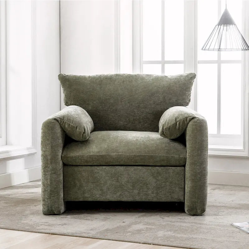 Fauteuil d'appoint surdimensionné