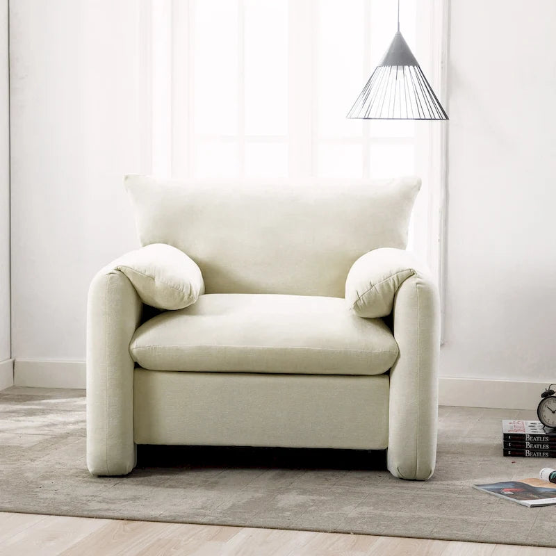 Fauteuil d'appoint surdimensionné