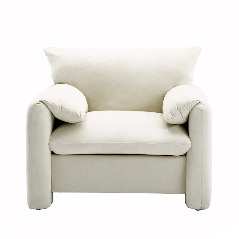 Fauteuil d'appoint surdimensionné