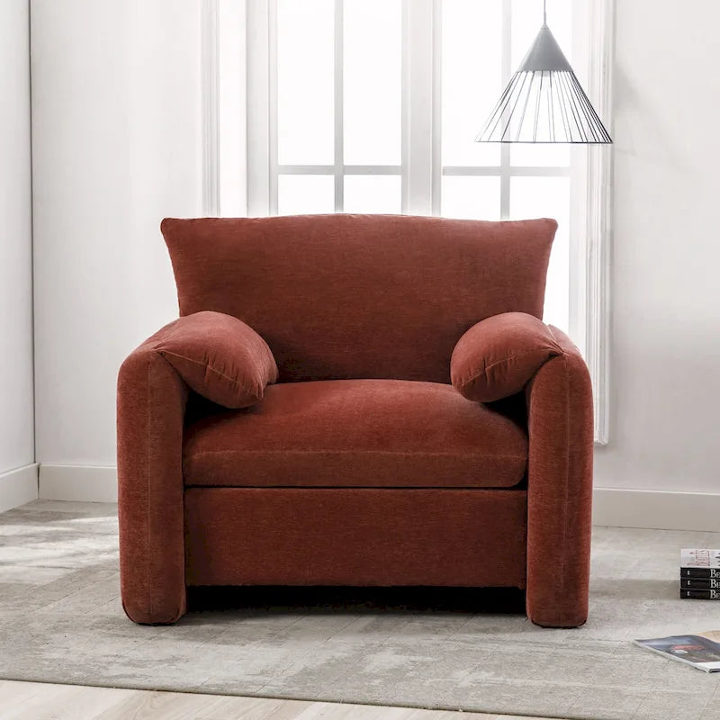 Fauteuil d'appoint surdimensionné