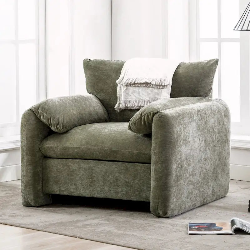 Fauteuil d'appoint surdimensionné