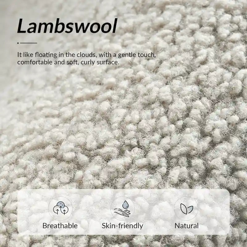 Fauteuil Sheila moderne 30W en boucle avec pieds en bois massif, lot de 2, par HULALA HOME