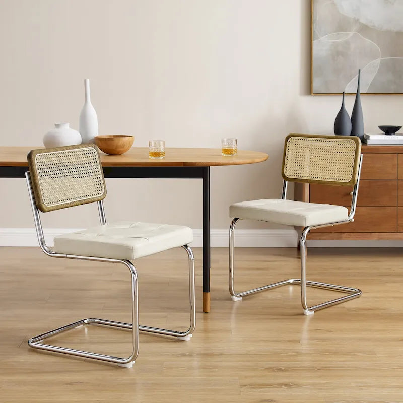 Chaises de salle à manger modernes rembourrées Art Leon (lot de 2)