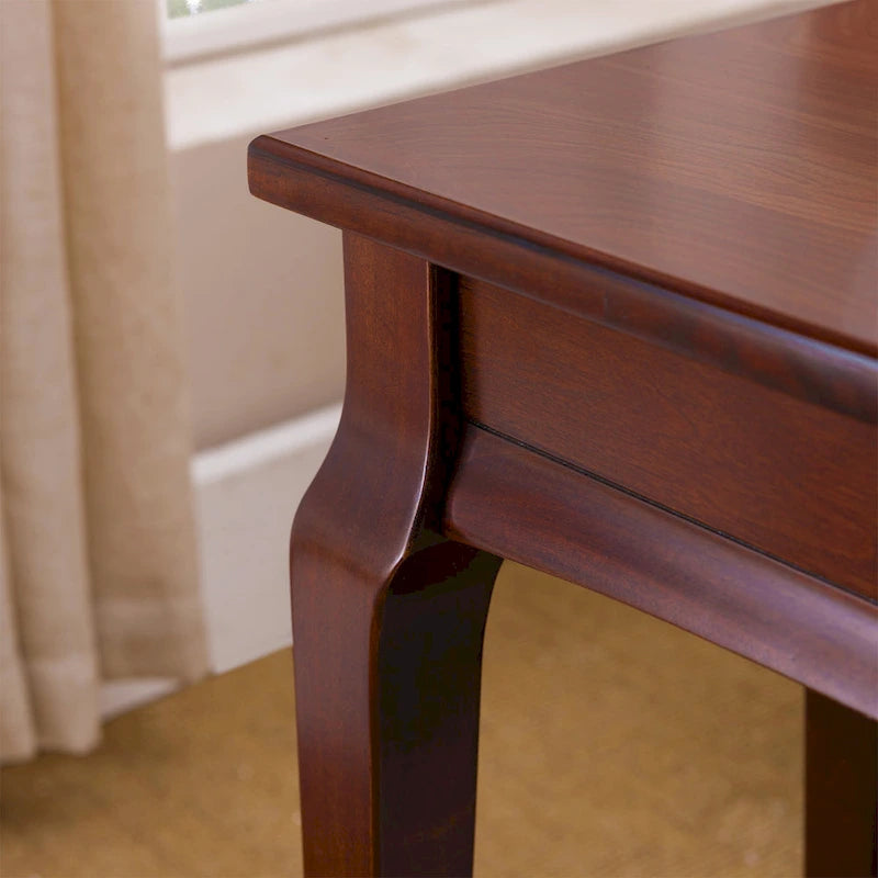 Table d'appoint étroite en bois gris