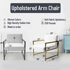 Fauteuil d'appoint rembourré Designart Seastar et Coquillage Bleu II - Style nautique et côtier