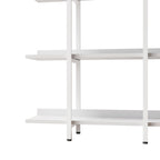 Bibliothèque à 5 niveaux pour bureau à domicile, étagère ouverte