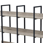 Bibliothèque à 5 niveaux pour bureau à domicile, étagère ouverte