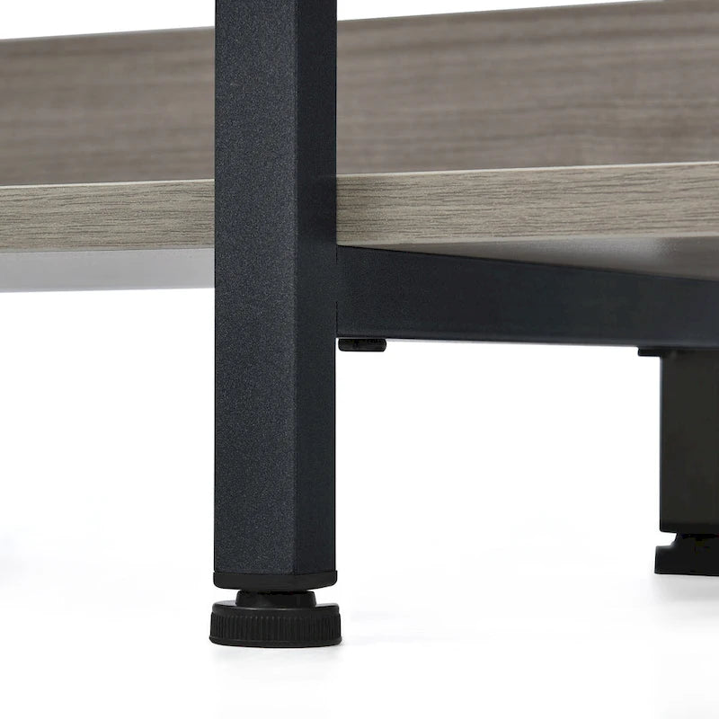 Bibliothèque à 5 niveaux pour bureau à domicile, étagère ouverte