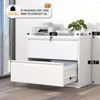 Classeur latéral métallique à 2 tiroirs 36 po avec serrure