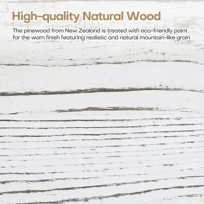 Porte-manteau mural 35,8 cm avec étagère de rangement et crochets métalliques - 35,8 cm (L) x 4,6 cm (P) x 7,8 cm (H)