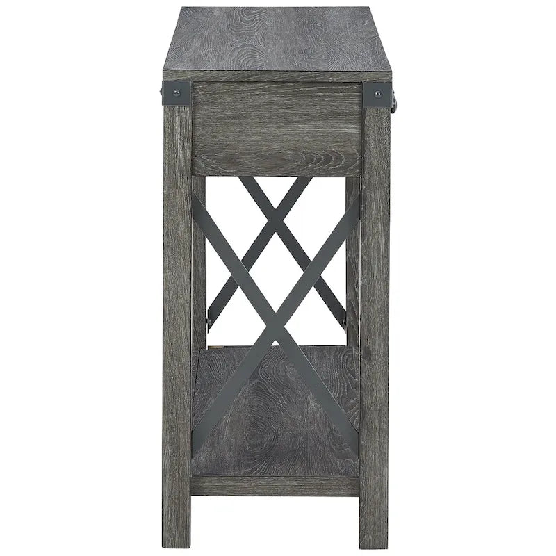 Console Freedan pour canapé - 44 cm (L) x 14 cm (P) x 30 cm (H)