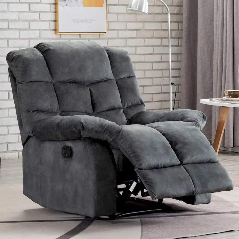 Fauteuil inclinable ergonomique manuel rembourré