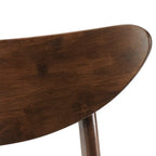 Ensemble de 2 chaises de salle à manger en bois Crosley Landon avec assise rembourrée - 84,4 cm (H) x 50,2 cm (L) x 50,2 cm (P)