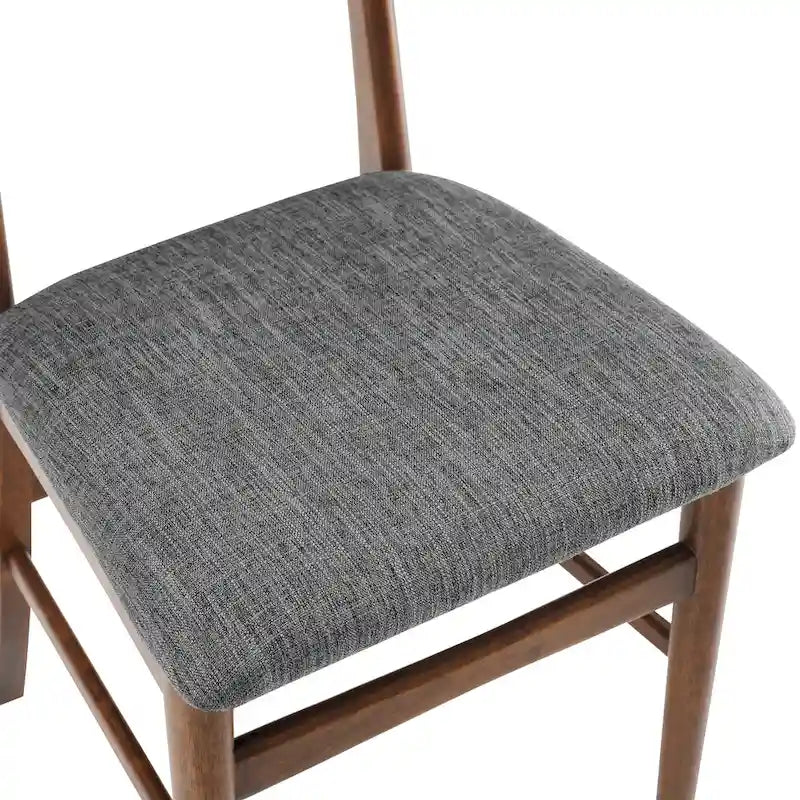 Ensemble de 2 chaises de salle à manger en bois Crosley Landon avec assise rembourrée - 84,4 cm (H) x 50,2 cm (L) x 50,2 cm (P)