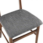Ensemble de 2 chaises de salle à manger en bois Crosley Landon avec assise rembourrée - 84,4 cm (H) x 50,2 cm (L) x 50,2 cm (P)