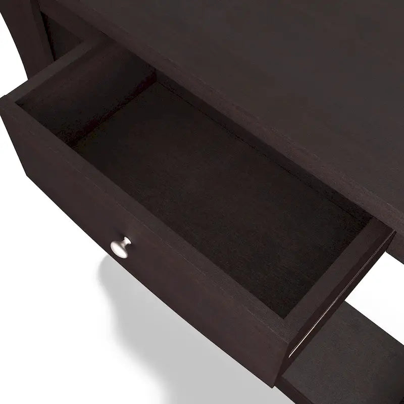 Console Caveline contemporaine en noyer de 99 cm (39 pouces) à 1 tiroir par Furniture of America