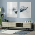 Meuble TV bas Glenwillow Home Atlas 78 x 20, style moderne du milieu du siècle