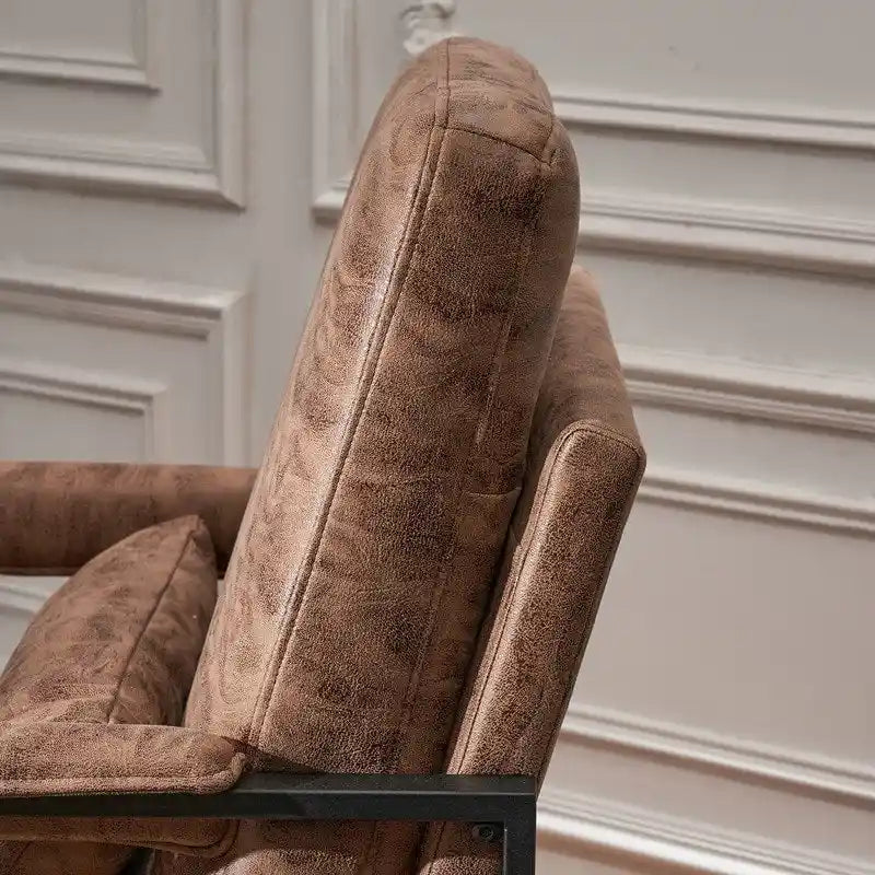Fauteuil de loisirs moderne à cadre en fer simple