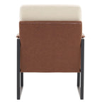 Fauteuil de loisirs moderne à cadre en fer simple