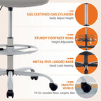 Chaise de bureau ergonomique haute pour dessinateur avec accoudoirs relevables