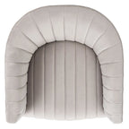 Fauteuil pivotant capitonné Matejka de SAFAVIEH Couture - 71 cm (L) x 79 cm (l) x 76 cm (H)