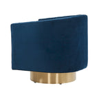 Fauteuil pivotant capitonné Matejka de SAFAVIEH Couture - 71 cm (L) x 79 cm (l) x 76 cm (H)