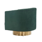 Fauteuil pivotant capitonné Matejka de SAFAVIEH Couture - 71 cm (L) x 79 cm (l) x 76 cm (H)