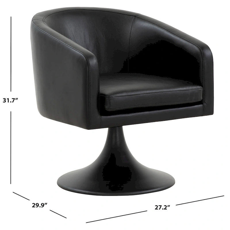 Chaise piédestal SAFAVIEH Couture Tela - 70 cm L x 75 cm l x 81 cm H - 27 cm L x 30 cm P x 32 cm H