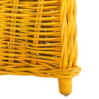 Fauteuil club SAFAVIEH Sinja en rotin jaune - 61 x 66 x 89 cm (24 x 26 x 35 po)