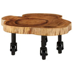 Table basse vidaXL en bois massif d'acacia 23,6 x 21,7 x 9,8