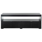 Meuble TV SAFAVIEH Kaitlyn à 2 tiroirs et 1 étagère (compatible avec les téléviseurs à écran plat jusqu'à 55 pouces) - 48 po L x 16 po P x 17 po H