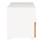 Meuble TV SAFAVIEH Kaitlyn à 2 tiroirs et 1 étagère (compatible avec les téléviseurs à écran plat jusqu'à 55 pouces) - 48 po L x 16 po P x 17 po H