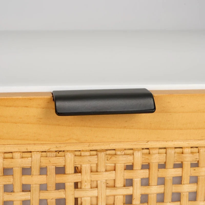 Meuble TV SAFAVIEH Kaitlyn à 2 tiroirs et 1 étagère (compatible avec les téléviseurs à écran plat jusqu'à 55 pouces) - 48 po L x 16 po P x 17 po H