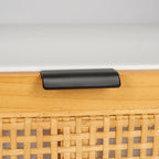 Meuble TV SAFAVIEH Kaitlyn à 2 tiroirs et 1 étagère (compatible avec les téléviseurs à écran plat jusqu'à 55 pouces) - 48 po L x 16 po P x 17 po H