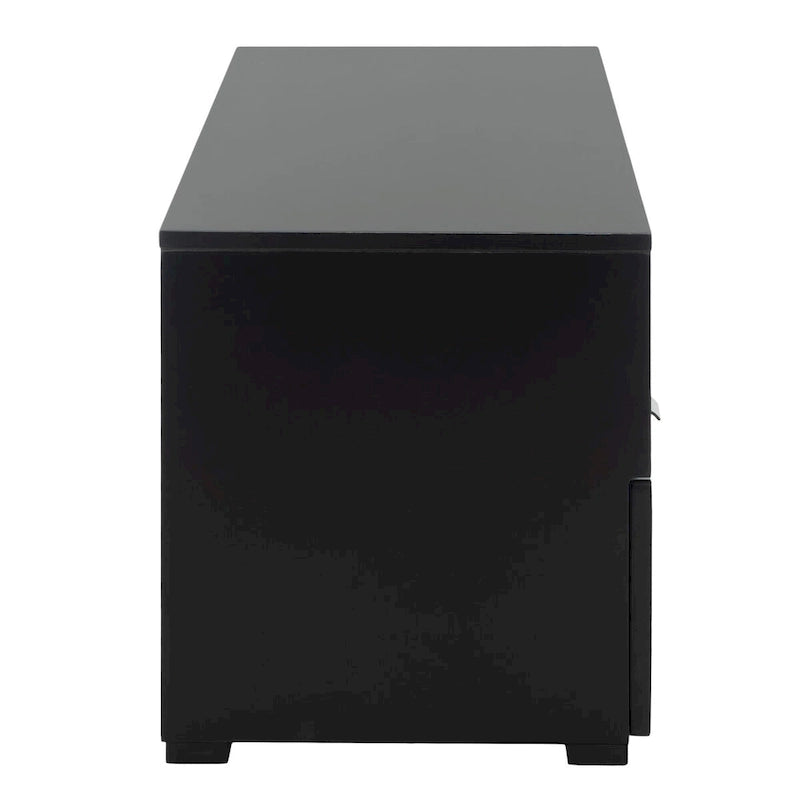 Meuble TV SAFAVIEH Kaitlyn à 2 tiroirs et 1 étagère (compatible avec les téléviseurs à écran plat jusqu'à 55 pouces) - 48 po L x 16 po P x 17 po H