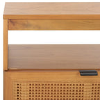 Meuble TV SAFAVIEH Kaitlyn à 2 tiroirs et 1 étagère (compatible avec les téléviseurs à écran plat jusqu'à 55 pouces) - 48 po L x 16 po P x 17 po H