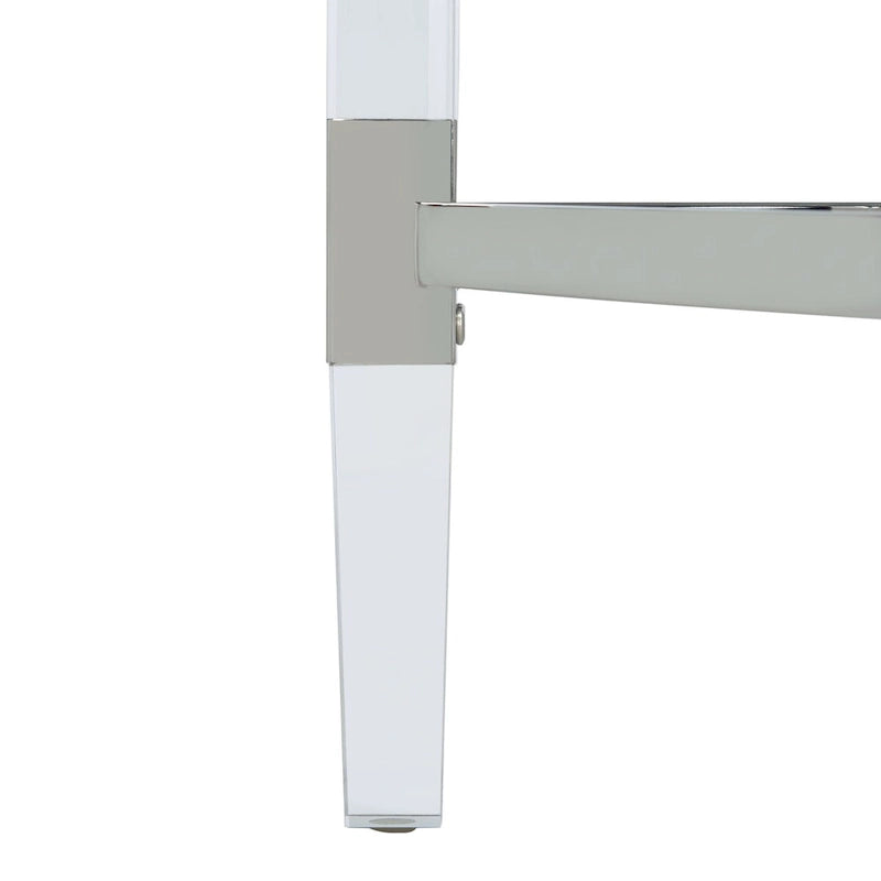 Console en acrylique Gunel de SAFAVIEH Couture - 120 cm (L) x 45 cm (l) x 73 cm (H)