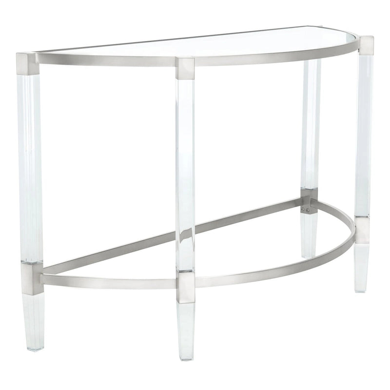 Console en acrylique Gunel de SAFAVIEH Couture - 120 cm (L) x 45 cm (l) x 73 cm (H)