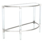 Console en acrylique Gunel de SAFAVIEH Couture - 120 cm (L) x 45 cm (l) x 73 cm (H)