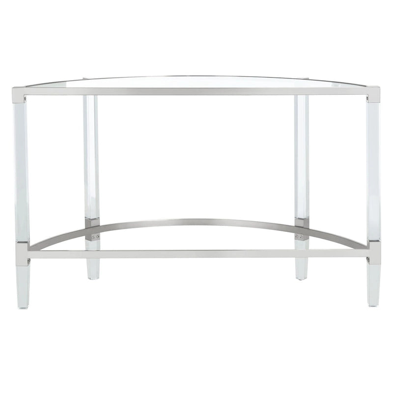 Console en acrylique Gunel de SAFAVIEH Couture - 120 cm (L) x 45 cm (l) x 73 cm (H)