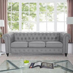 Canapé Chesterfield Emery, confort luxueux pour salons chaleureux, canapé moderne du milieu du siècle, élégance et sérénité, canapé 3 places