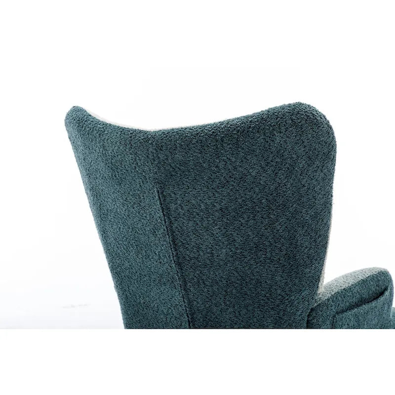 Fauteuil d'appoint patchwork moderne pour salon, chambre ou studio