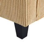 Canapé d'angle convertible en L, moderne et réversible, avec méridienne de rangement pour salon