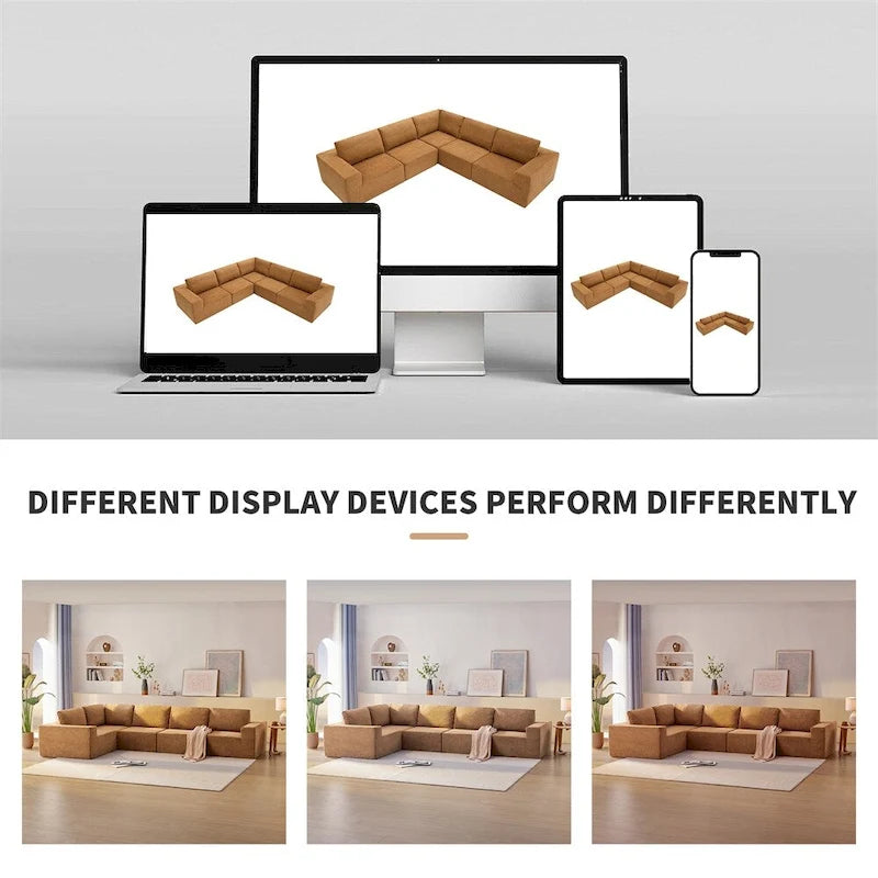 Canapé d'angle modulable en forme de L, ensemble canapé de sol, meubles rembourrés