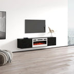 Meuble TV avec cheminée flottante Baja WH-EF