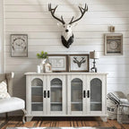 Meuble TV avec rangement pour téléviseurs jusqu'à 45 pouces - 45 x 26 x 16 pouces